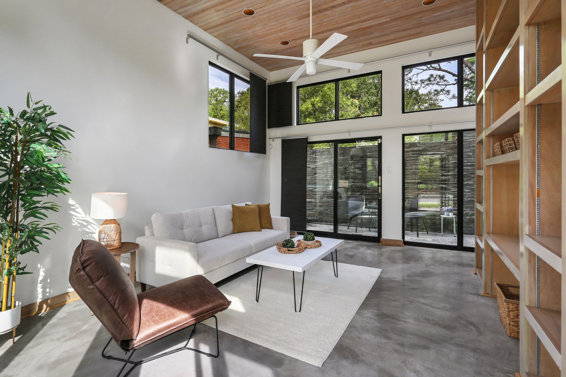 Beautifully staged New Orleans living room